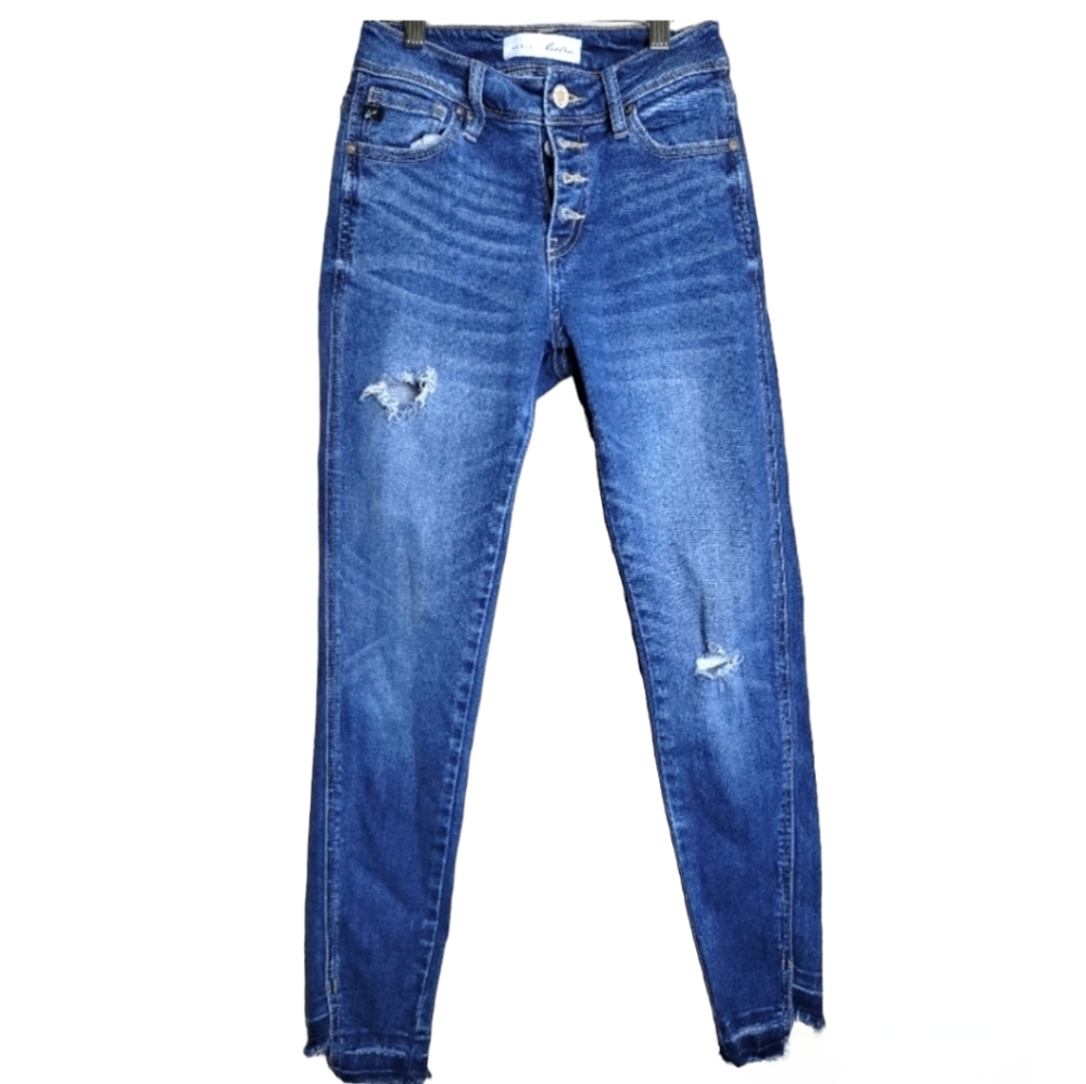 KANCAN-Distressed Skinny Jeans